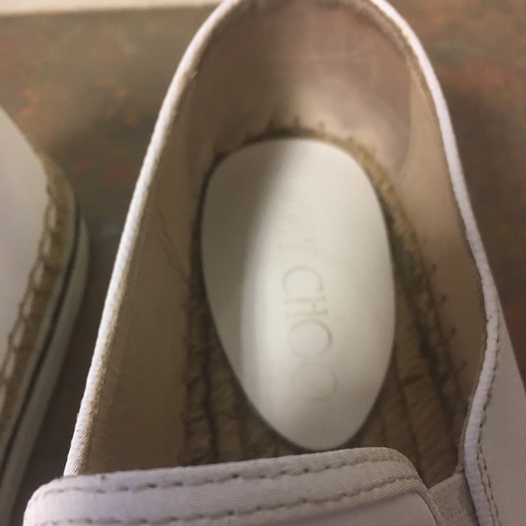 Jimmy Choo White Espadrilles - Picture 5 of 9